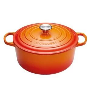 Кастрюля чугунная Le Creuset, Ø22 см, оранжевая