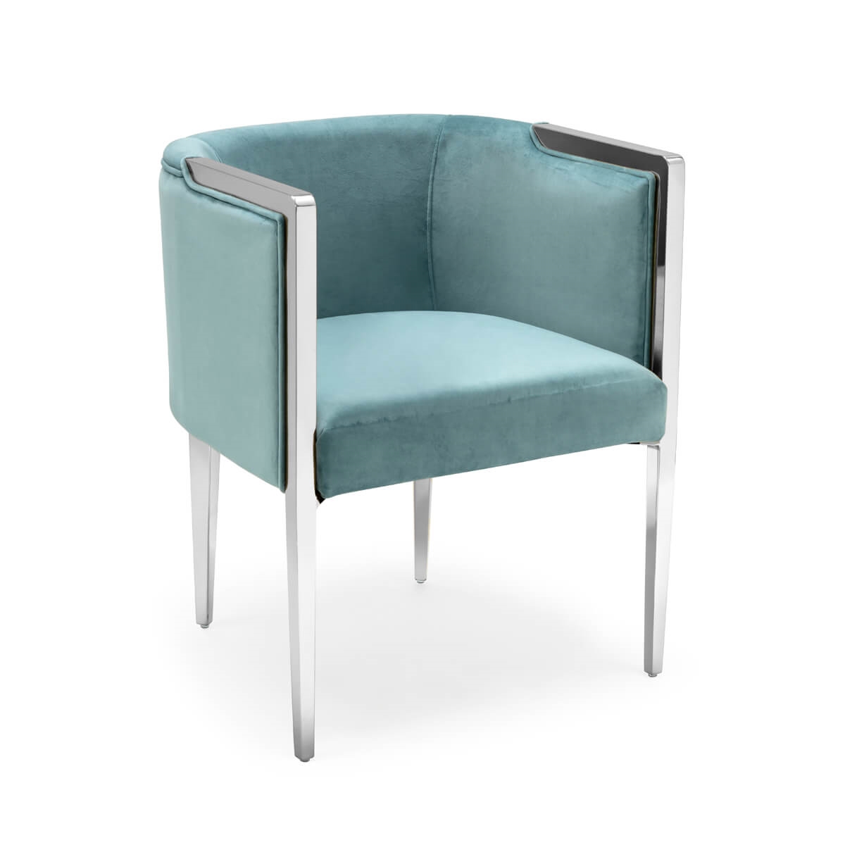 700417-93 ABHIKA СТУЛ GARDA ROUND BLACK/GOLD  - Вид №1