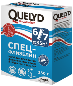 86582068 Клей для флизелиновых обоев Спец-флизелин 35 м² STLM-0070288 QUELYD