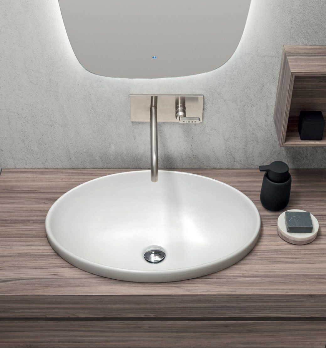 Деревянный двойной подвесной шкаф для умывальника с настенным креплением ARBLU Hito ARCH-00013517 - Вид №2