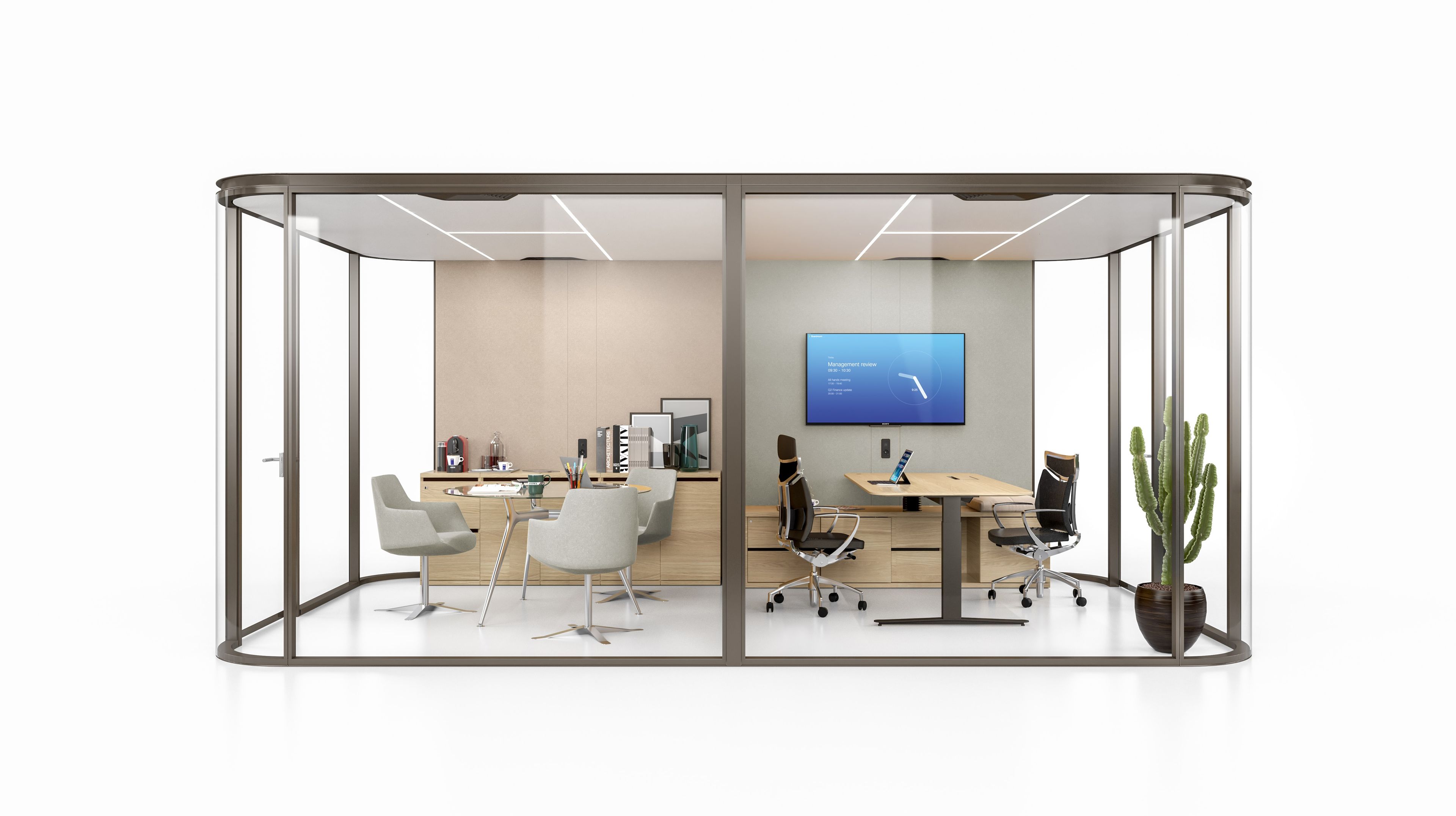 Акустическая офисная кабина со встроенным освещением ESTEL GROUP Collaborative Room ARCH-00057286 - Вид №20