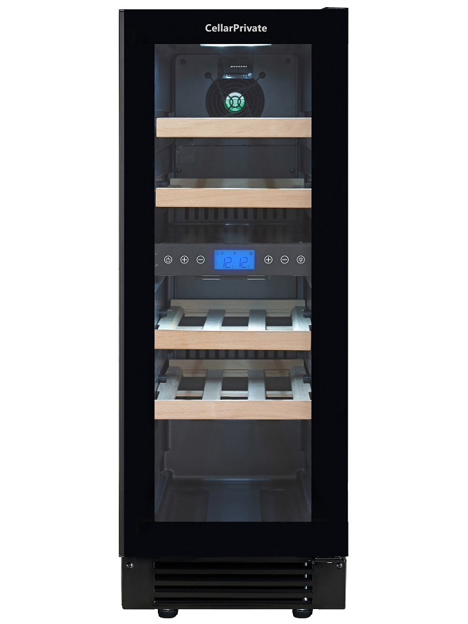 9943158 Винный шкаф Cellar Private CP017-2TBH черный STDN-0003605 - Вид №3