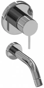 RUBINETTERIE STELLA Смеситель для умывальника настенный на 2 отверстия Lucilla Ll01411cr00