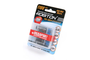 15949000 Аккумулятор 1100MHAAA-4/box BL4, 4 шт, 9789 Robiton