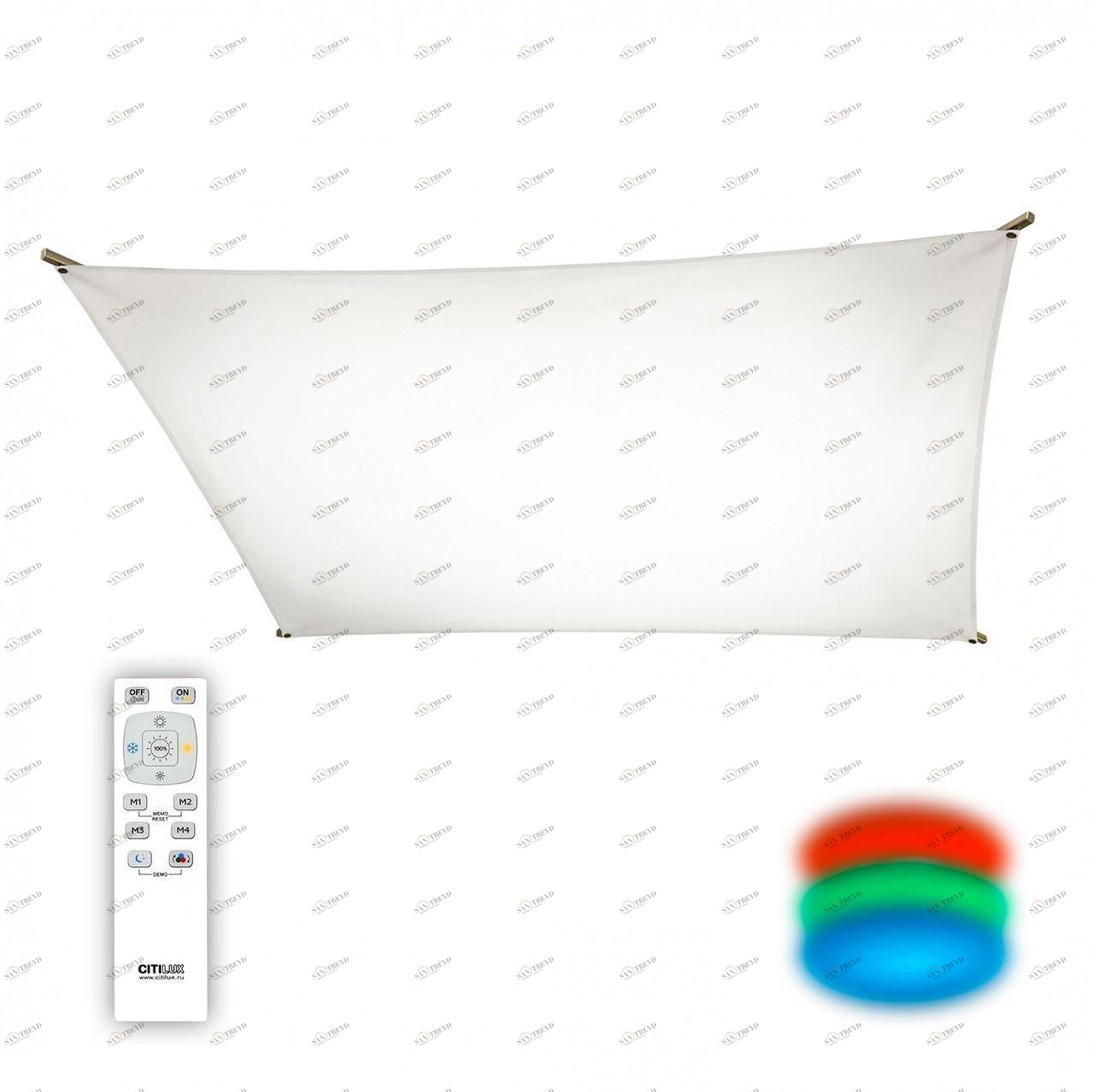 Потолочный светодиодный светильник Citilux Сити-Арт CL70123R120 CITILUX СИТИ-АРТ 276664 Белый 
