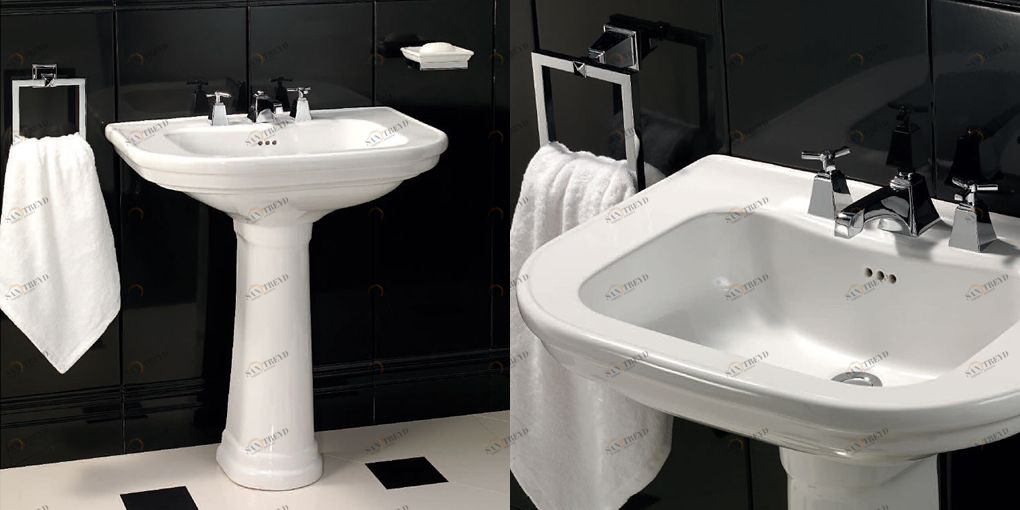 IBLG13FCLAS Подвесная раковина настенная овальная Devon&Devon CLASSICA белая