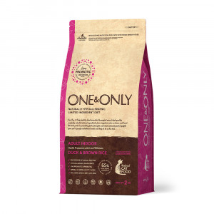 ПР0058551 Корм для кошек Утка с рисом для домашних кошек сух. 2кг ONE&ONLY