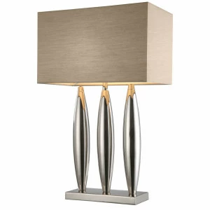 Настольная лампа Dari от RVAstley 5558 RVASTLEY ИНТЕРЬЕРНЫЕ 061777 Бежевый;хром