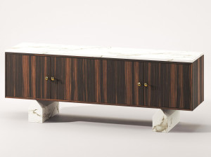 Мадия из палисандра и мрамора Калакатта