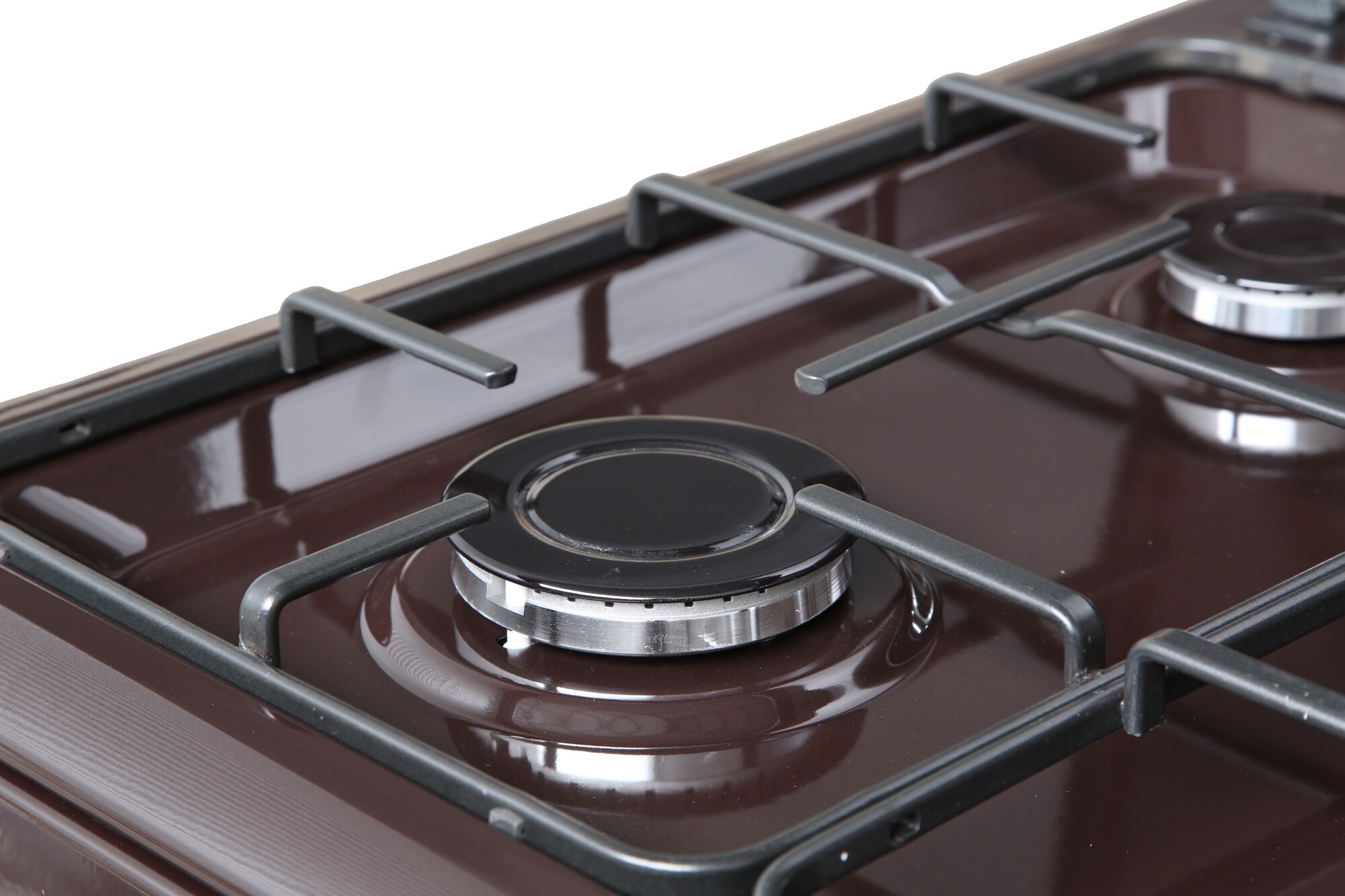 9233630 Газовая плита RENOVA SG6E-BR коричневый STDN-0026716 - Вид №3