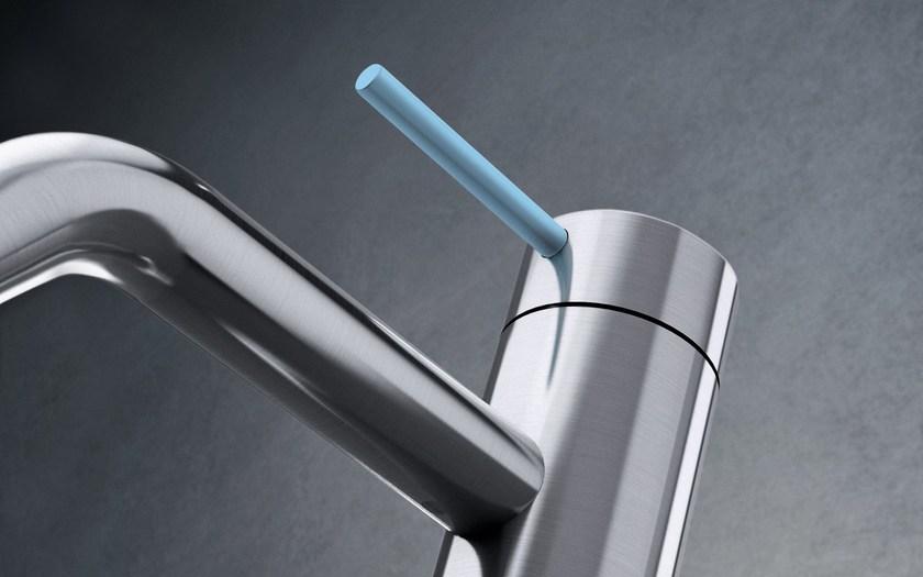 Radomonte Смеситель для раковины, однорычажный, настольный, из нержавеющей стали Toki Tki1 - Вид №3