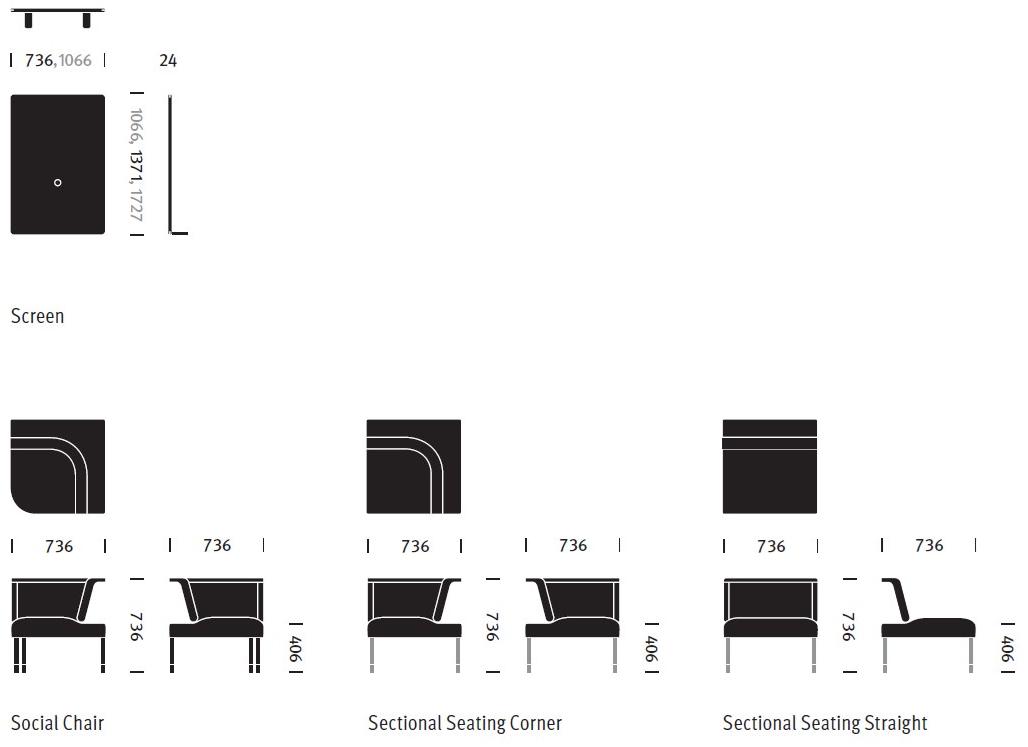 Herman Miller Модульный секционный диван Public office landscape sun-id-1362222 - Вид №12