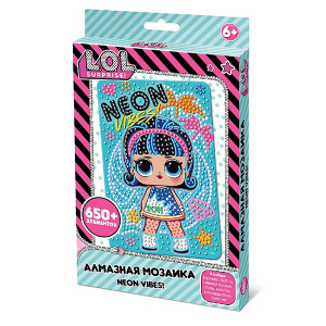 LA0010 SURPRISE! Алмазная мозаика "Neon Vibes" L.O.L.
