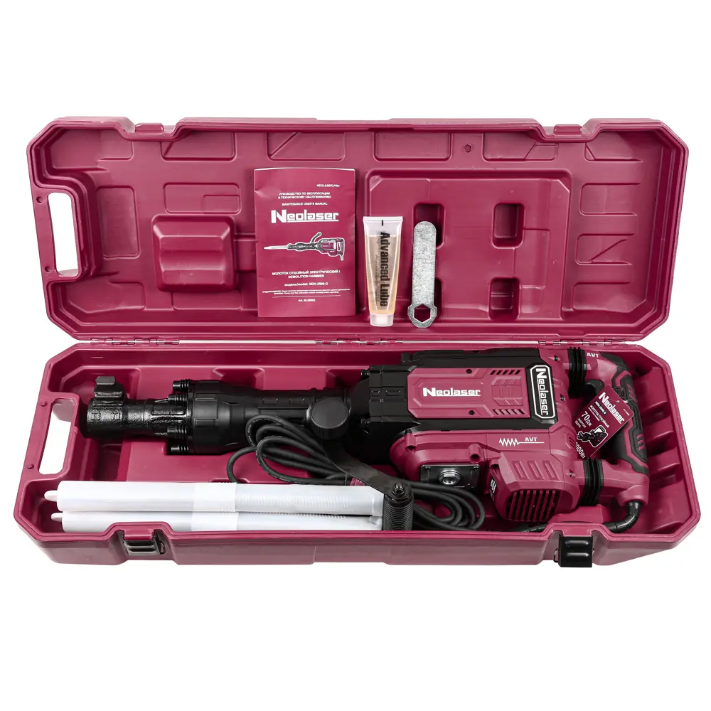 Отбойный молоток сетевой Neolaser NDH-2000-G 2000 Вт, 70 Дж STLM-2138169 - Вид №13