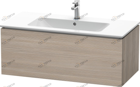 LC614203131 L-Cube Тумбочка подвесная Сосна серебристая, декор Duravit