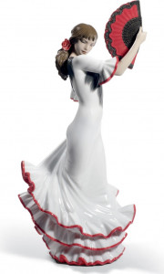 10669062 LLADRO Фигурка Lladro "Душа и страсть (к 60-летнему юбилею)" 17х38см Фарфор