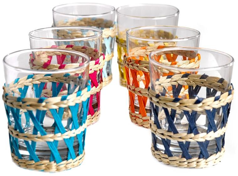 Pols Potten Набор стеклянных стаканов для воды Reed 110-400-024  - Вид №1