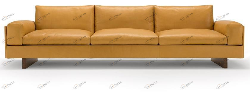 AMURA 3-х местный кожаный диван Tau Am006.296