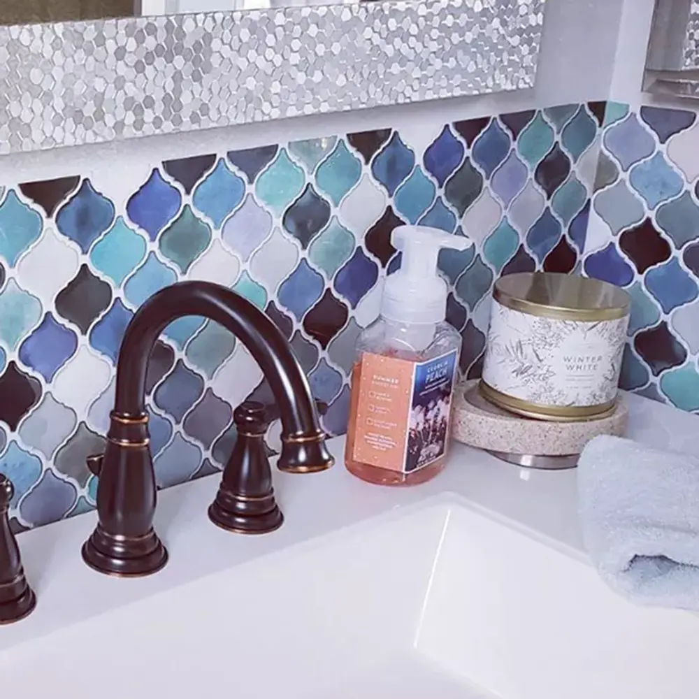 Santreyd Мозаика: самоклеящиеся панели тёмно-зелёные 300x300 мм 89379616 STLM-1372661 - Вид №5