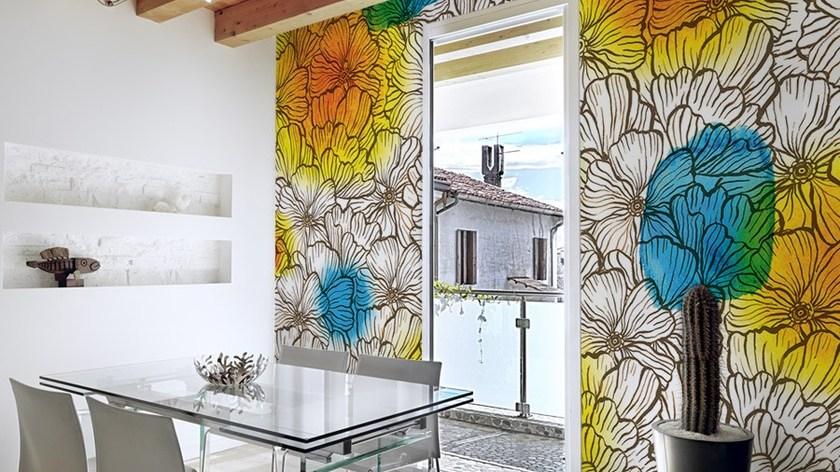 GLAMORA Виниловые обои с цветочными мотивами Symbiosis sun-id-1351081 - Вид №1