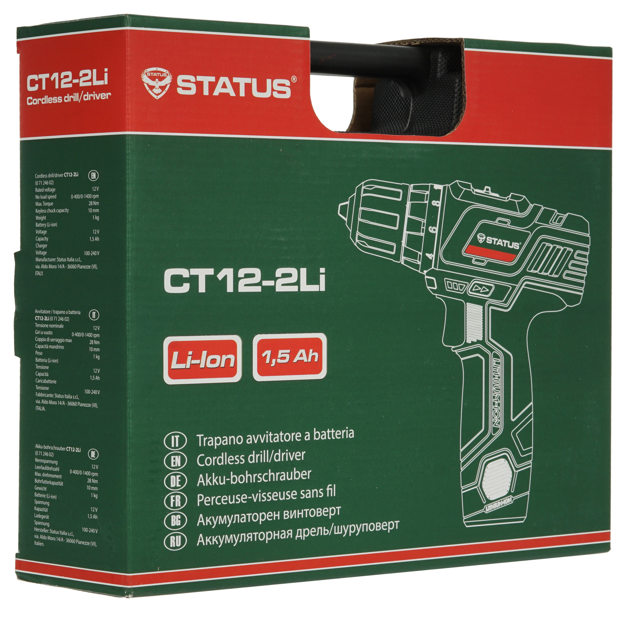 Дрель-шуруповерт STATUS CT12-2Li 9903571 STDN-0088467 - Вид №9