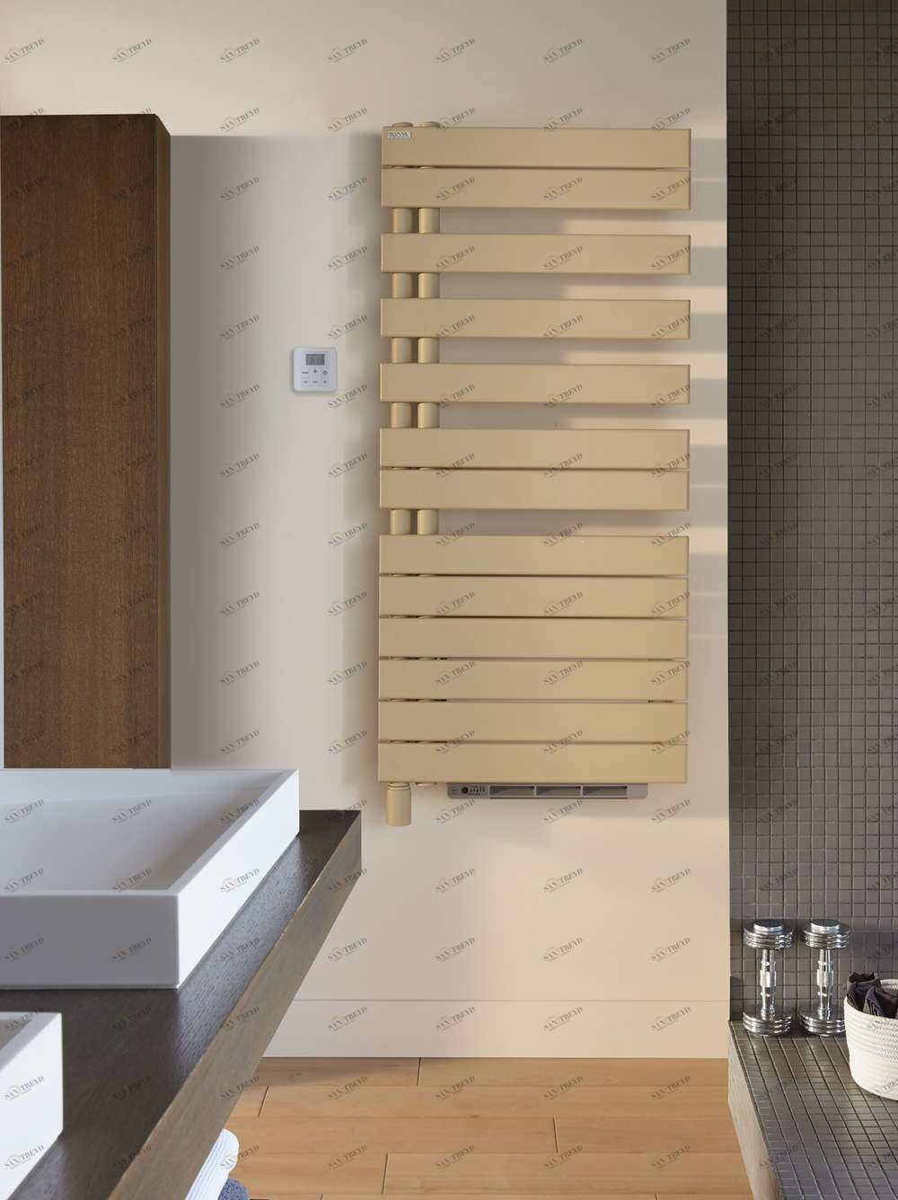 Электрический радиатор TFL100-055IFS Fassane Spa +Air Asymétrique à gauche (avec soufflant) Acova 1741 