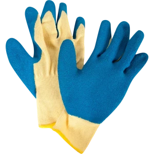 Перчатки садовые рифлёные, размер 9