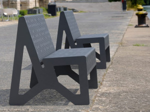 Наружное сиденье из нержавеющей стали