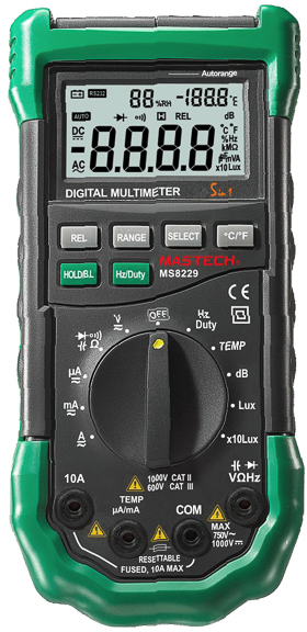 90449346 Мультиметр профессиональный MS8229 5в1 STLM-0226968 MASTECH