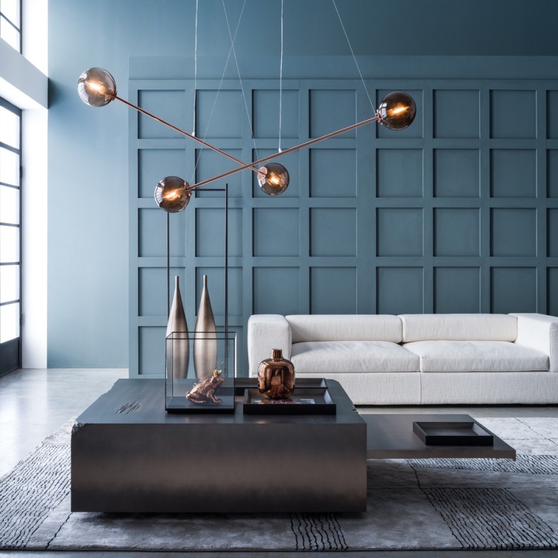 DO12/35BX1200 Двойной журнальный столик Adriani e Rossi Золотой черный  - Вид №9