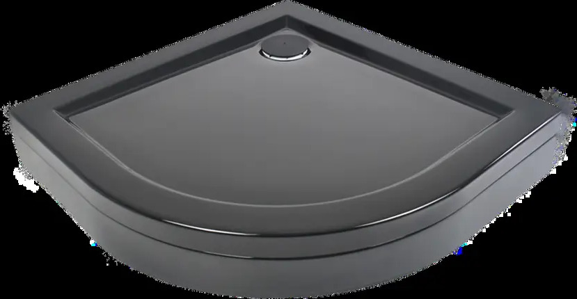 METAKAM Apart Black — угловой душевой поддон 90×90 см с сифоном 89359645