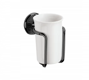 Gentry Home Керамический держатель стакана St James Темный никель GH100431