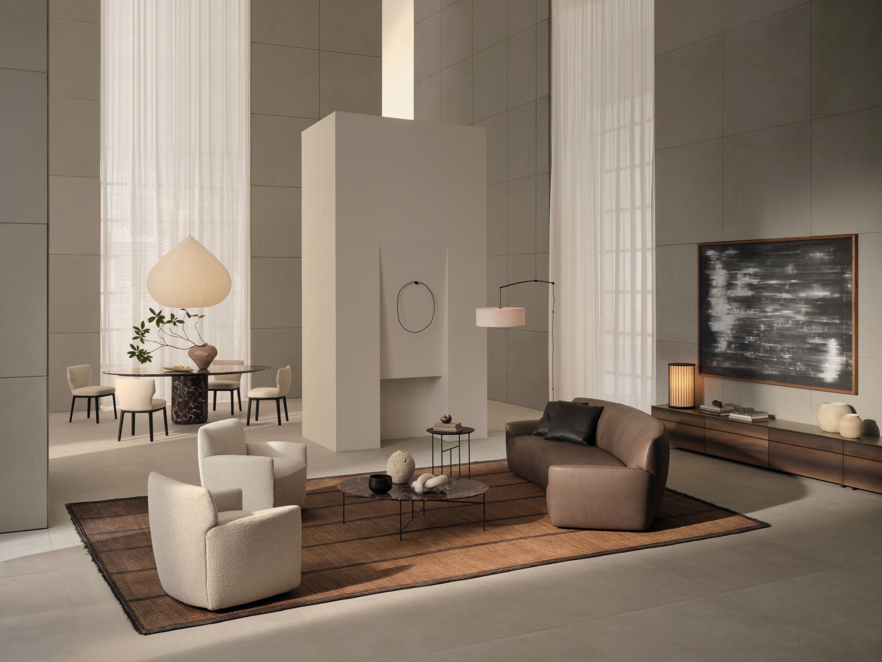 Кожаный изогнутый диван DE PADOVA Ami ARCH-00028431 - Вид №1