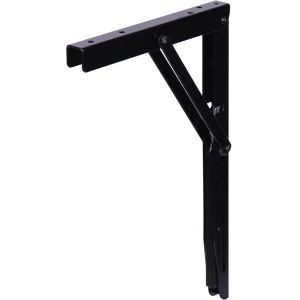 Кронштейн складной Larvij 30x20 см сталь цвет черный 84462466 STLM-2123275