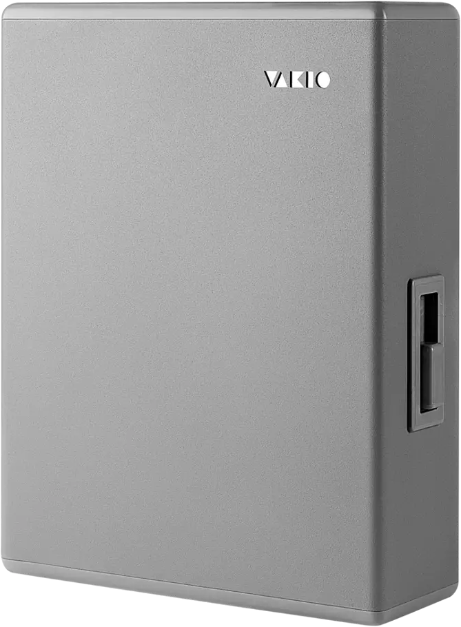 88718431 Приточный клапан Vakio Kiv New Space Gray 35 дБ 60 м3/ч цвет серебристый STLM-0850365