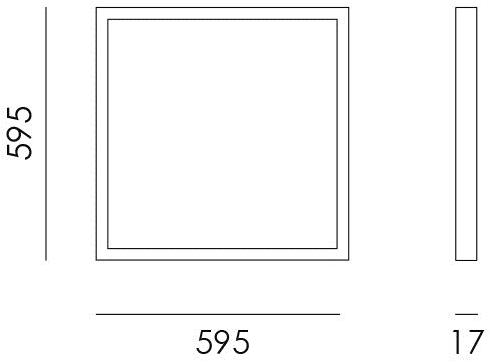 NEXO LUCE Встраиваемый светодиодный светильник для подвесных потолков Inlux recessed 5179 - Вид №1