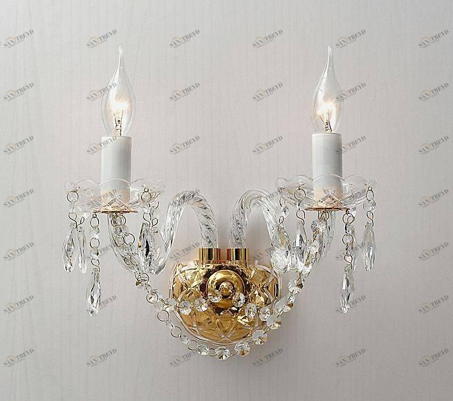 Бра Favourite Monreal 1735-2W FAVOURITE СВЕЧА 077635 Прозрачный;серебро 