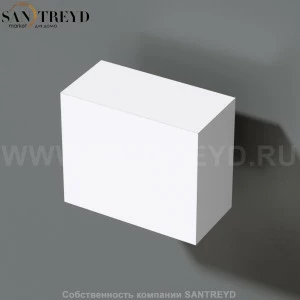 Effegibi ACCESSORI Модульная скамейка для облицовки, секция левая боковая заглушка белая SV31000024