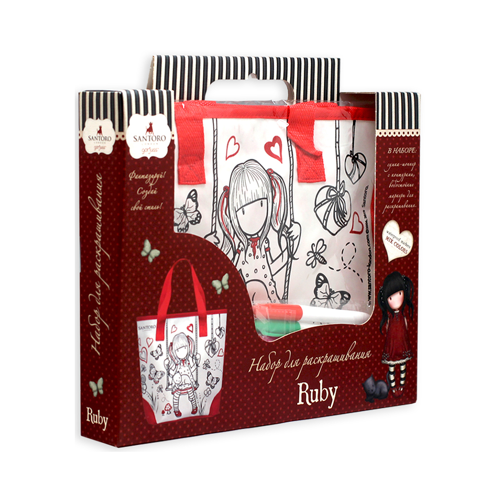 04804 Сумка для раскрашивания Santoro 