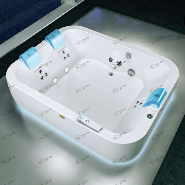 Ванна с гидромассажем "HYDRO FRIENDLY" Aquasoul Extra напольная 9443-680A Jacuzzi 9443680A