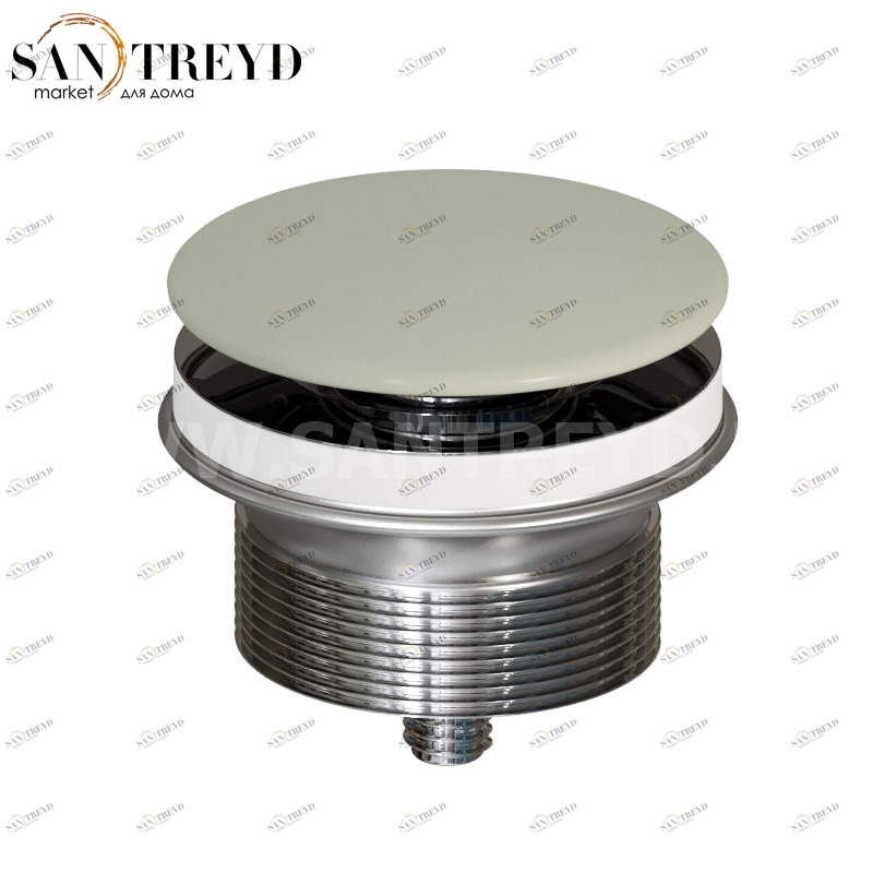 FL024LI Донный клапан с накладкой из керамики для раковин без перелива Globo 7 см цвет Fresh лайм Globo ACCESSORIES Италия Ceramica Globo
