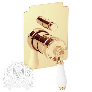 Смеситель MIGLIORE Ermitage ML.ERM-7072.BI.DO скрытого монтажа с девиатором, золото