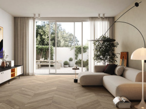 Напольная / напольная плитка из керамогранита с эффектом древесины для внутренних и наружных работ