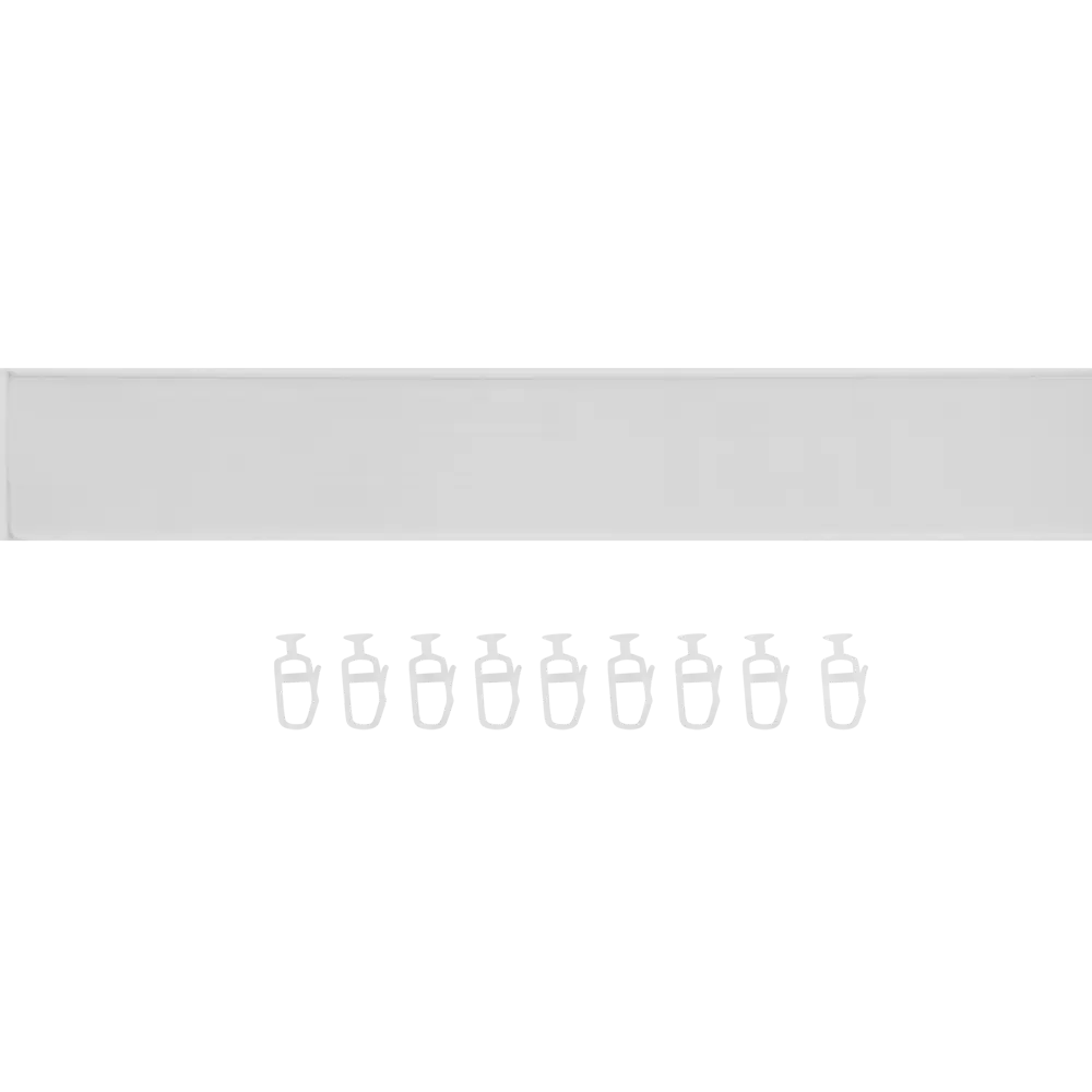 Santreyd Двухрядный потолочный карниз для штор 240 см 15333351 STLM-0826174 - Вид №1