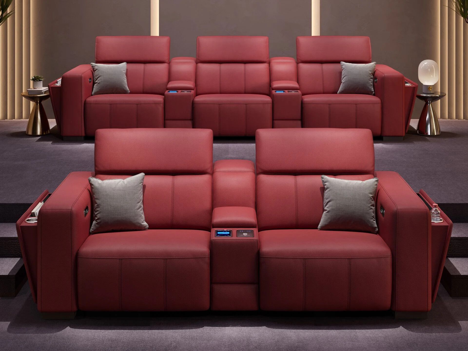 2-местный кожаный диван Sofanella Ancona Kino ARCH-00072346 - Вид №6