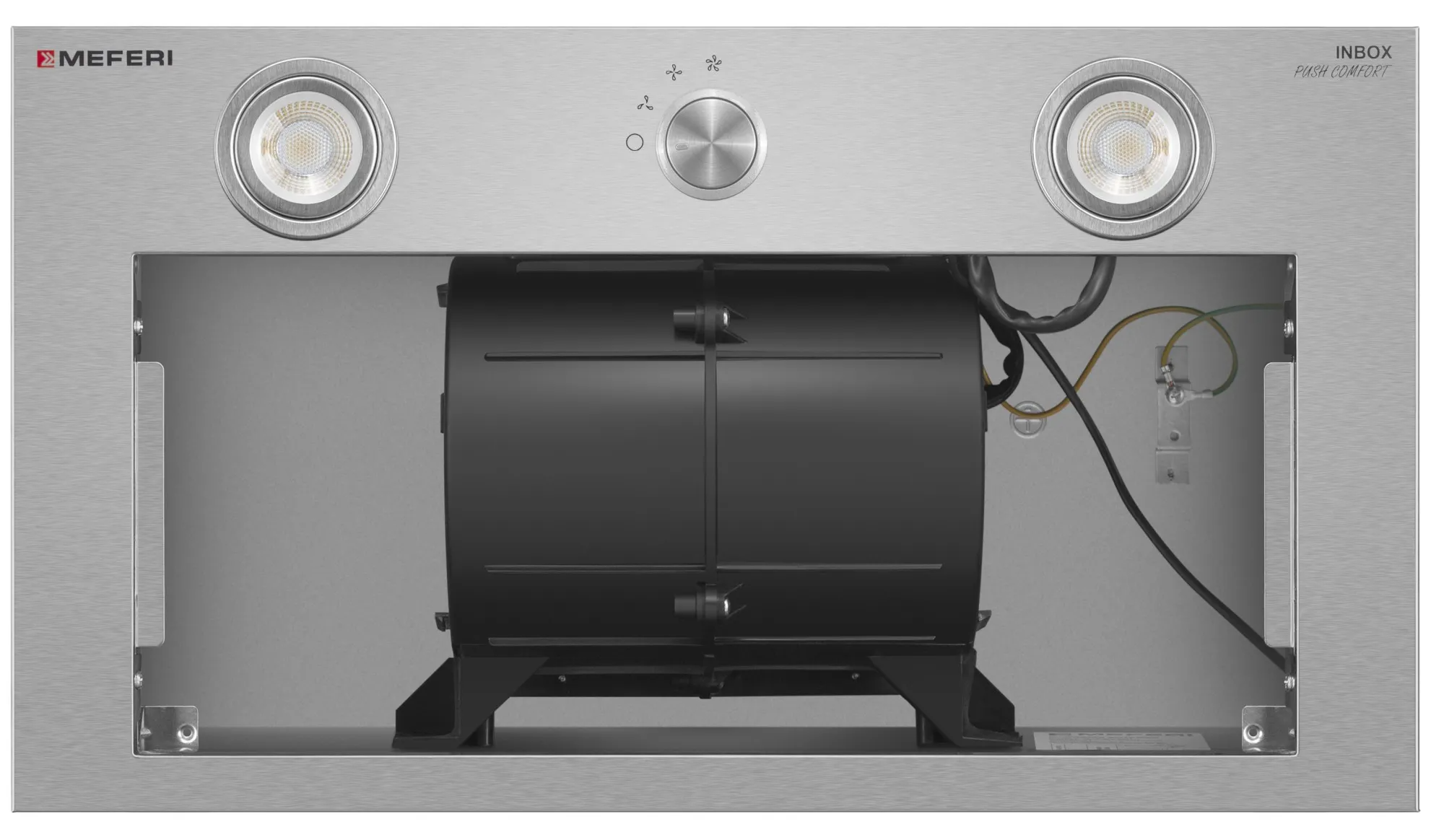 9270633 Вытяжка полновстраиваемая Meferi INBOX52IX PUSH COMFORT серебристый STDN-0110234 - Вид №5