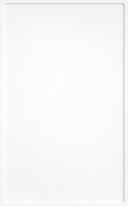 Фасады для кухни Модерн Фрезеровка «Алабама» 101 Белый