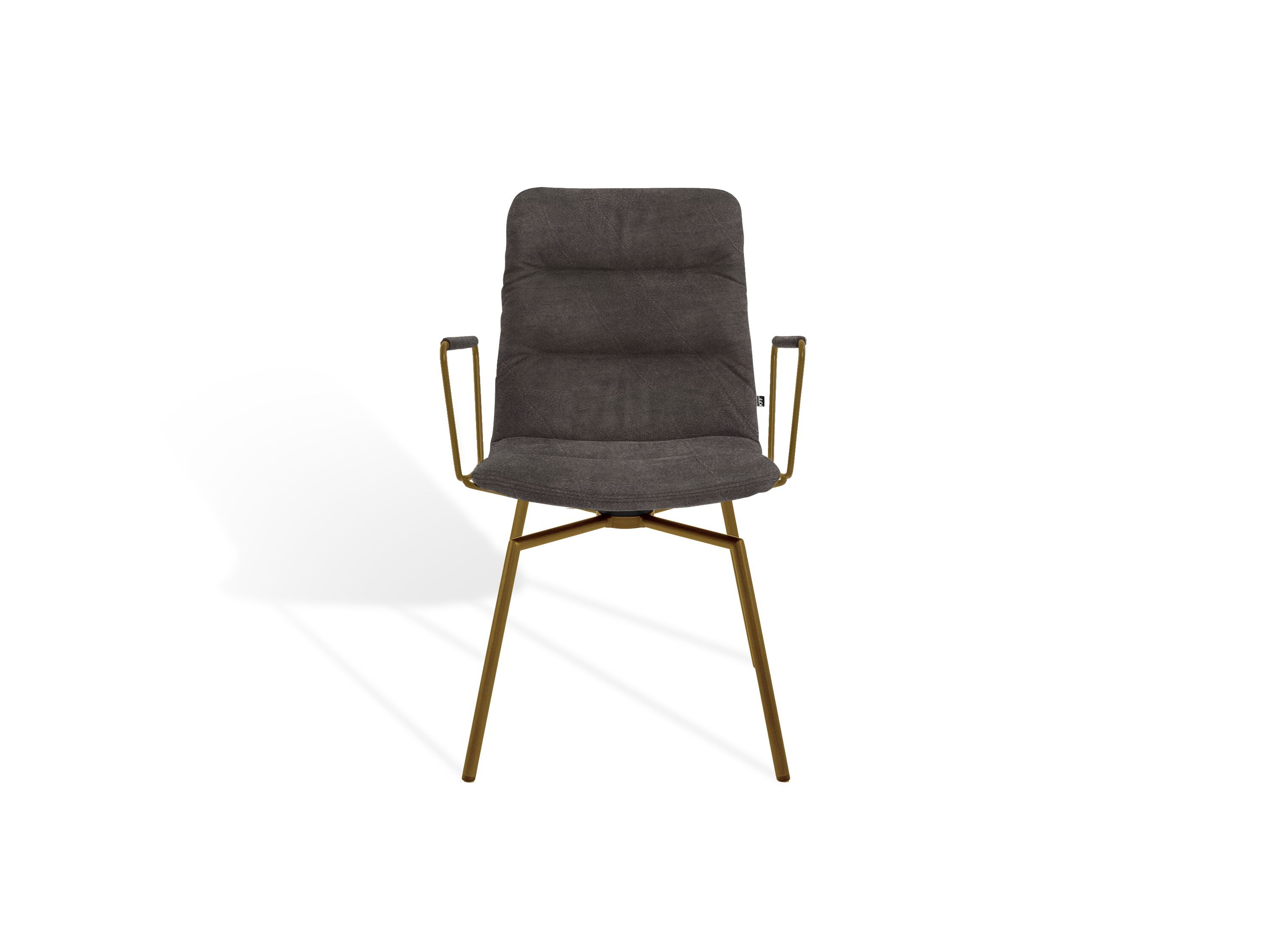 Мягкий тканевый стул с подлокотниками KFF Arva Light ARCH-00116013 - Вид №1