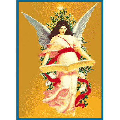 150х210кл Схема для вышивания цв. А3 ДК-095 "Ангел" Santreyd 
