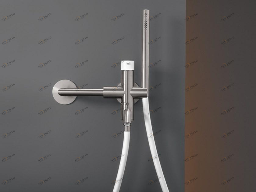 Ceadesign Смеситель для ванны настенный из нержавеющей стали с ручным душем Gastone Gas 20